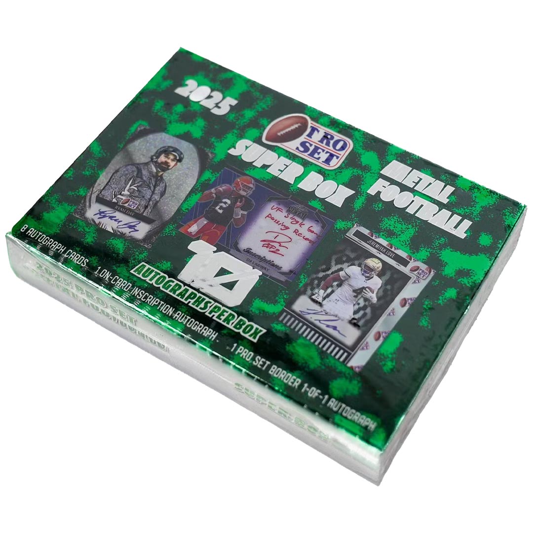 2025 Pro Set Metal Football Super Box