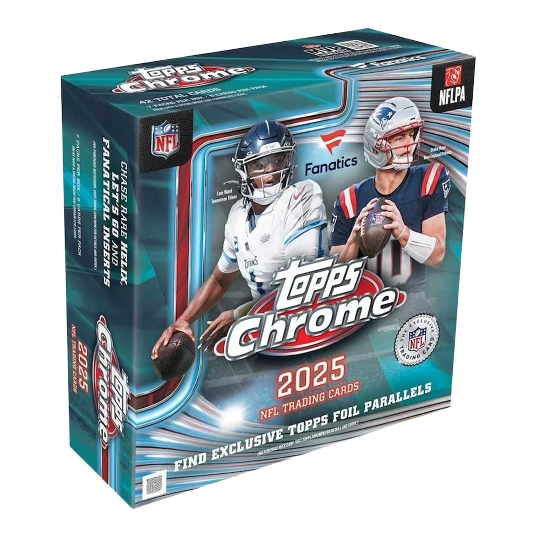 2025 Topps Chrome Football Fanatics Mega Box