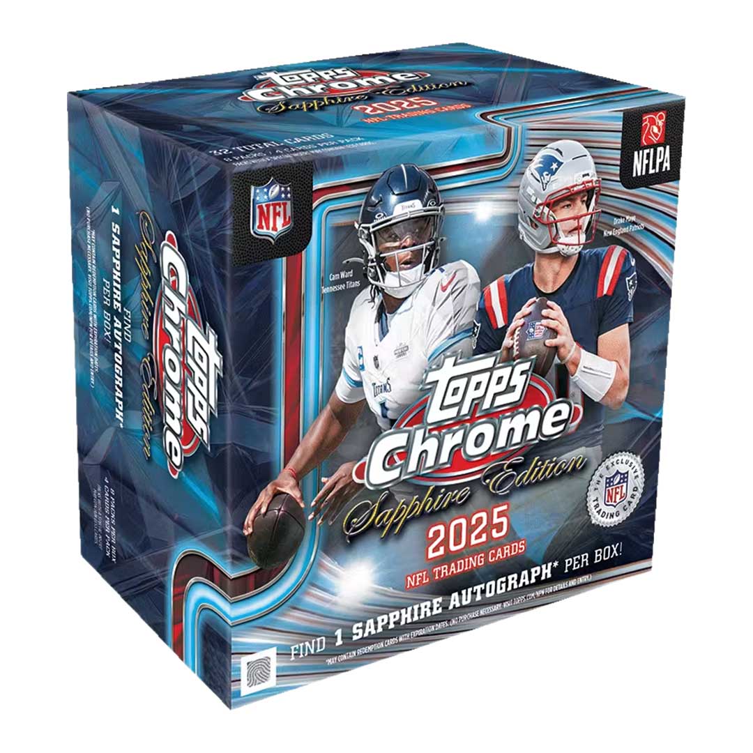 2025 Topps Chrome Football Sapphire Edition Box