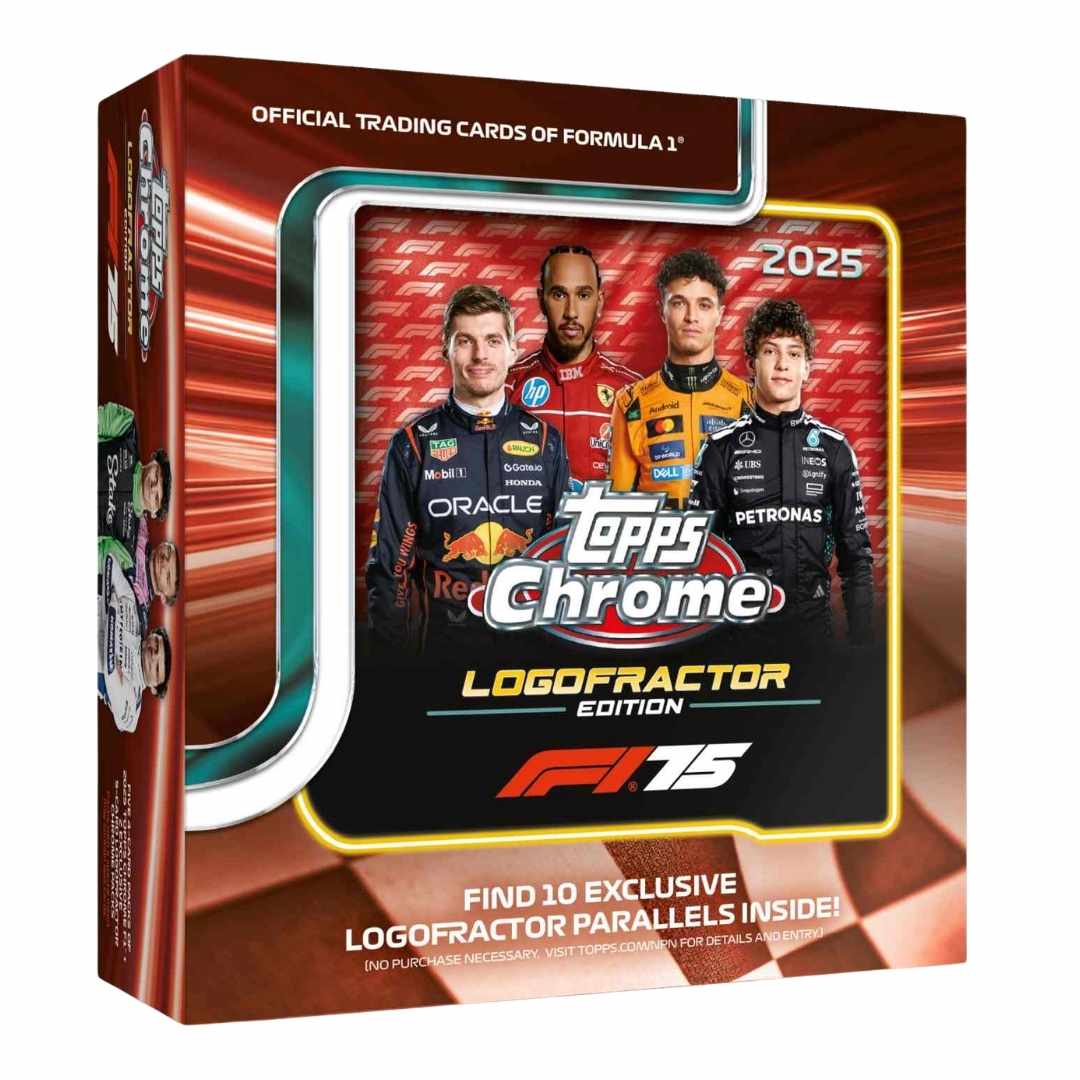 2025 Topps Chrome Formula 1 F1 Racing Logofractor Box