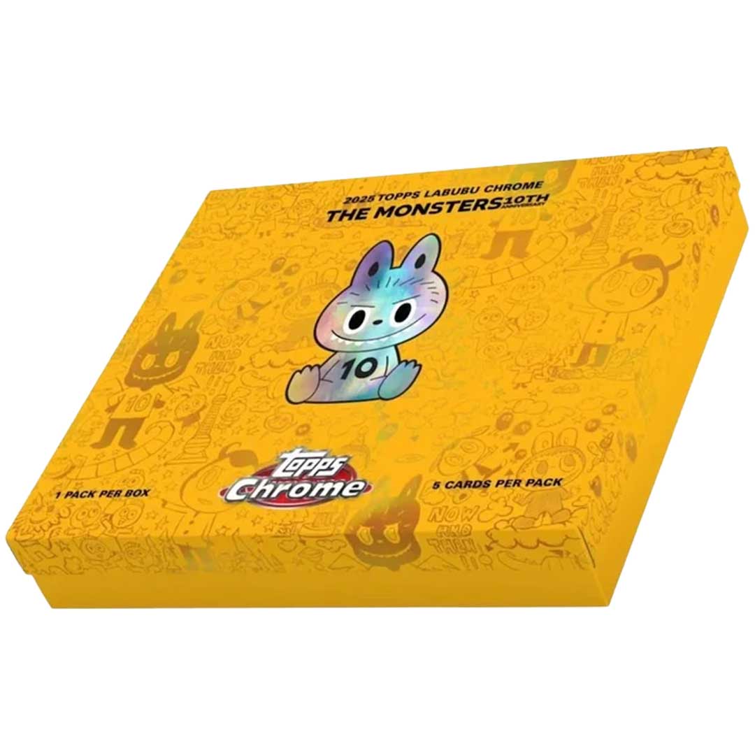 2025 Topps Chrome Labubu 10th Anniversary Hobby Box