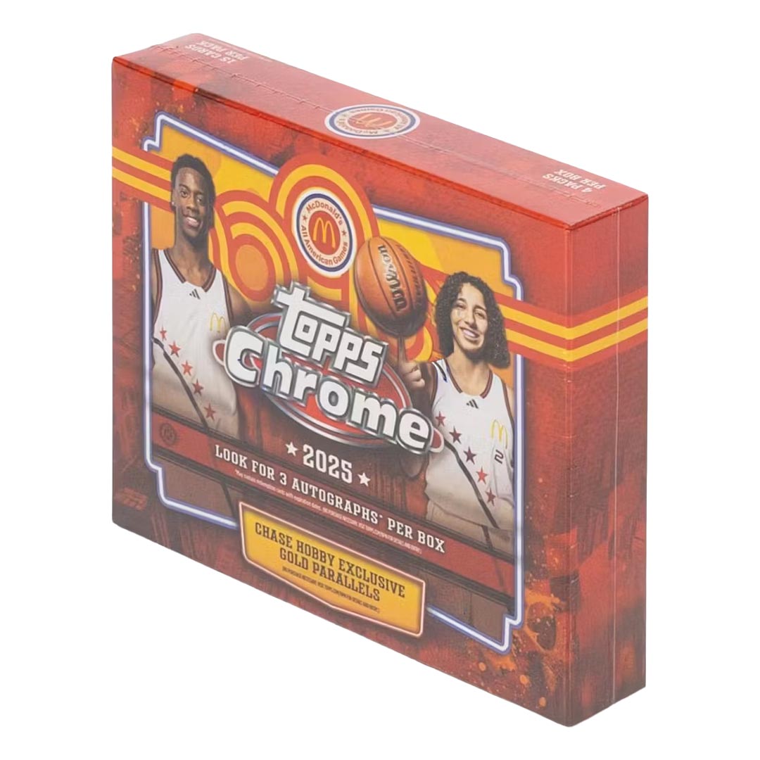 2025 Topps Chrome McDonald's All American Basketball Hobby Box (Slightly Damaged)
