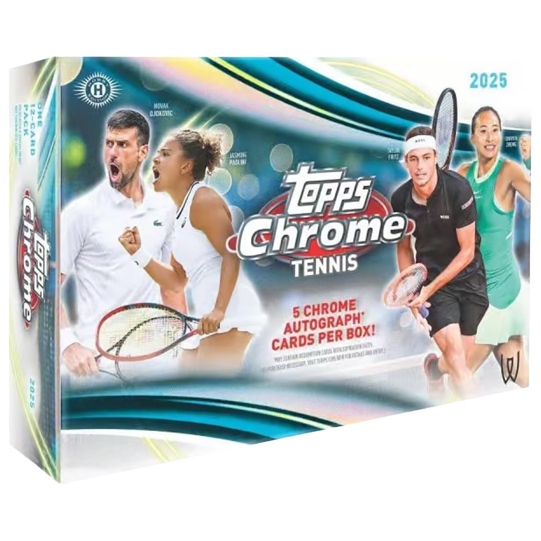 2025 Topps Chrome Tennis Delight Box (Slightly Damaged)