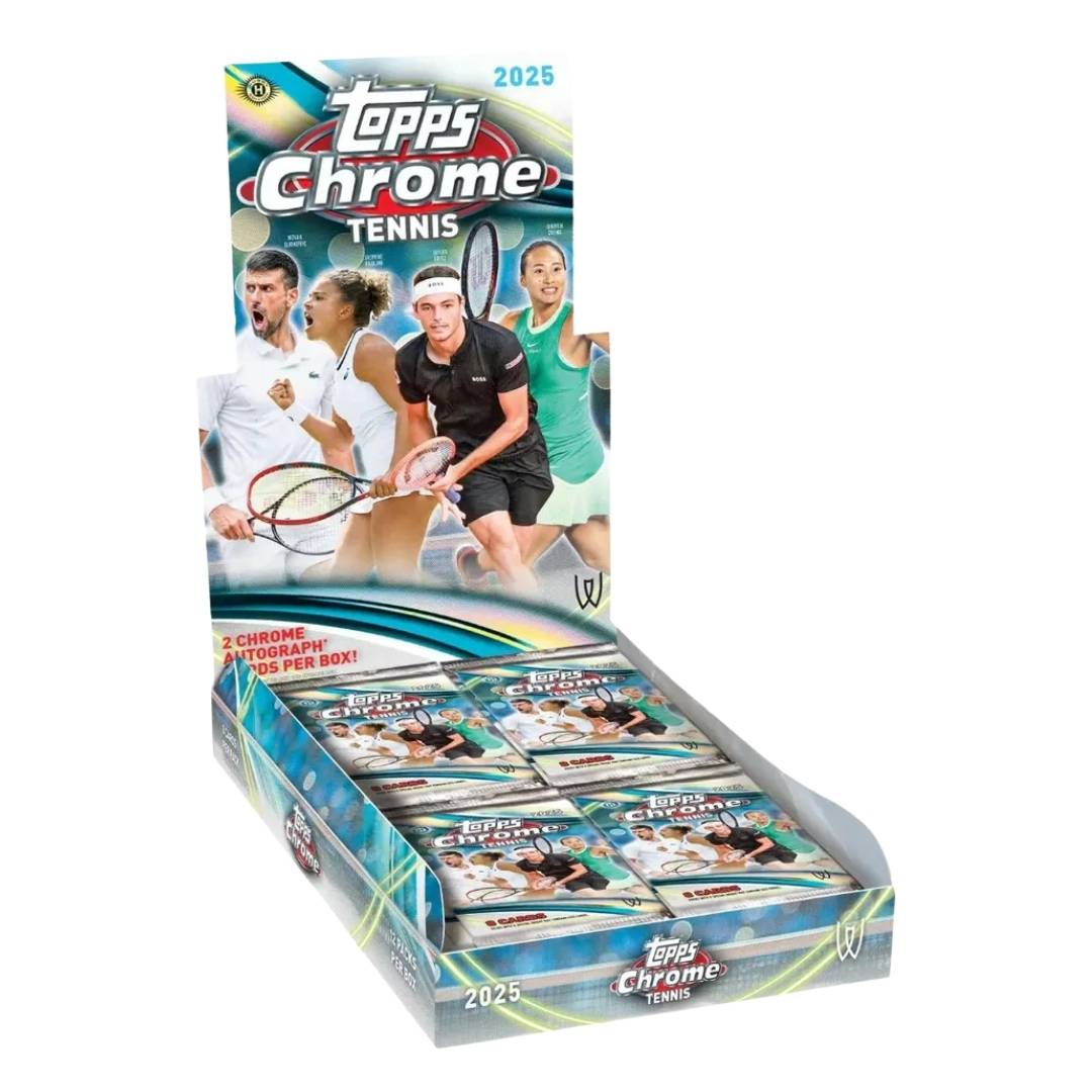 2025 Topps Chrome Tennis Hobby Box (Slightly Damaged)