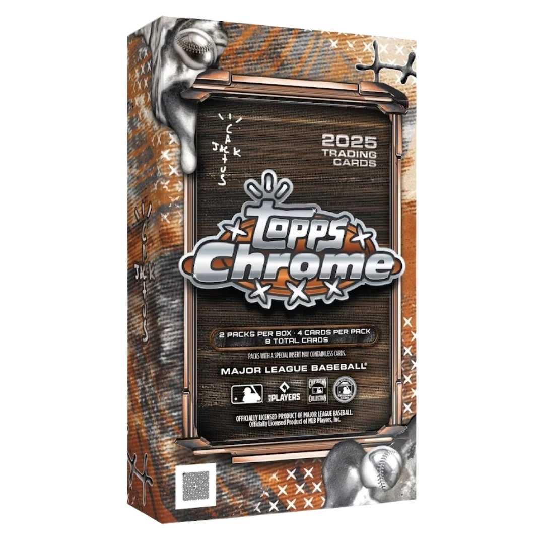 2025 Topps Chrome X Cactus Jack Fanatics Fest NYC Exclusive Baseball Box