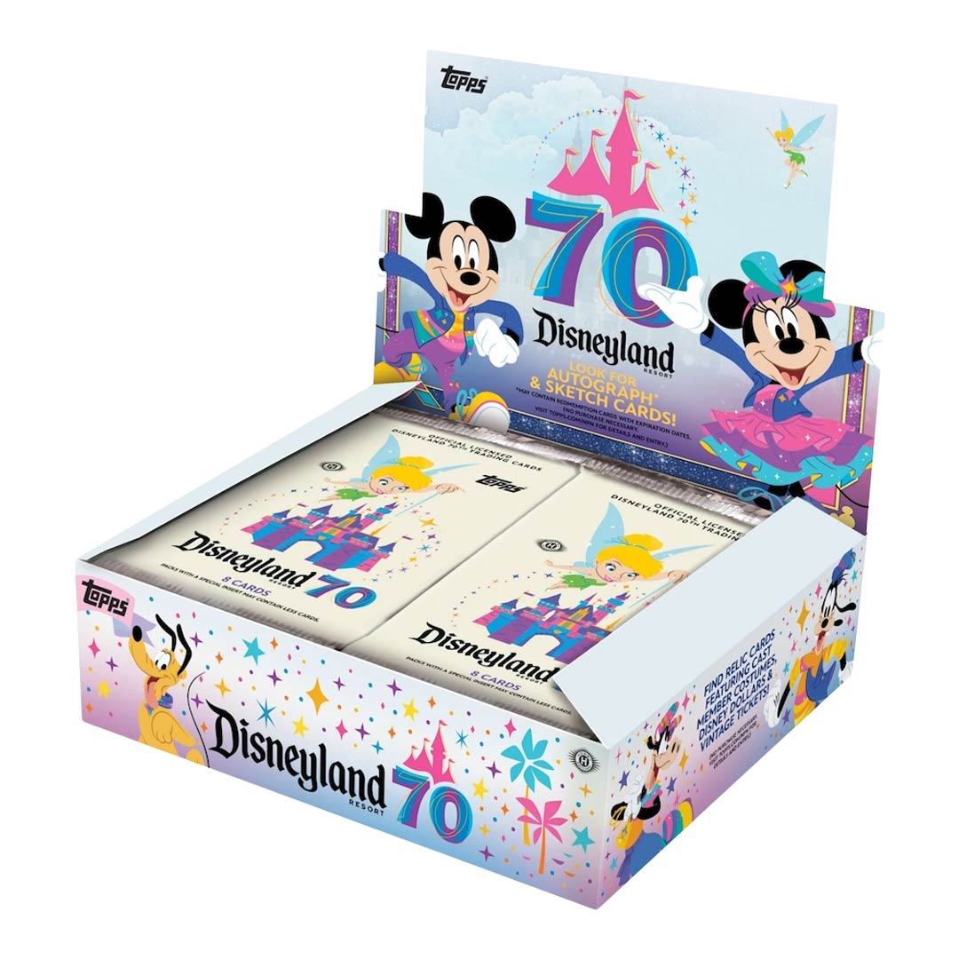 2025 Topps Disneyland 70th Anniversary Disneyland Exclusive Hobby Box