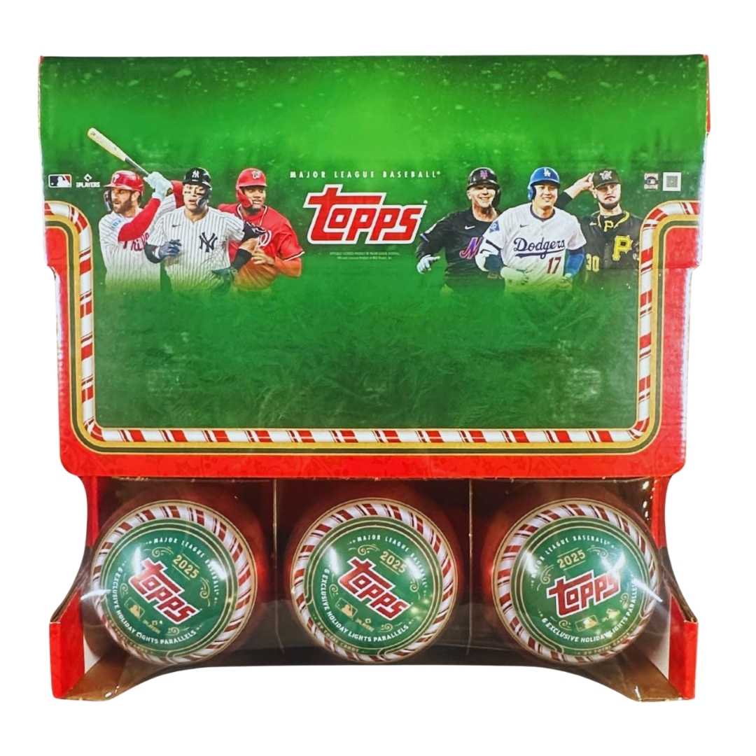  2025 Topps Holiday Baseball Retail Tin Box