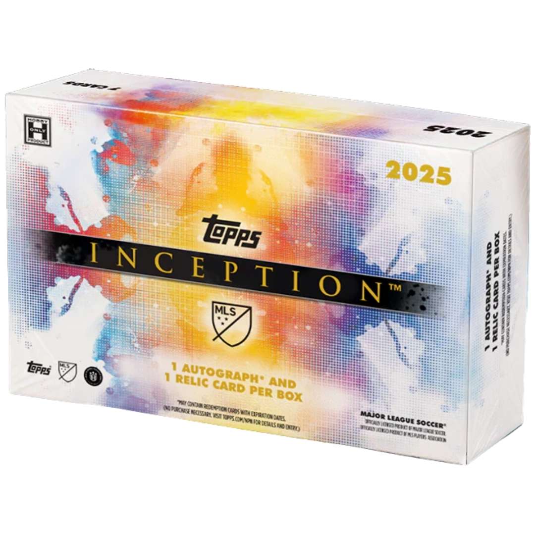 2025 Topps Inception MLS Major League Soccer Hobby Box