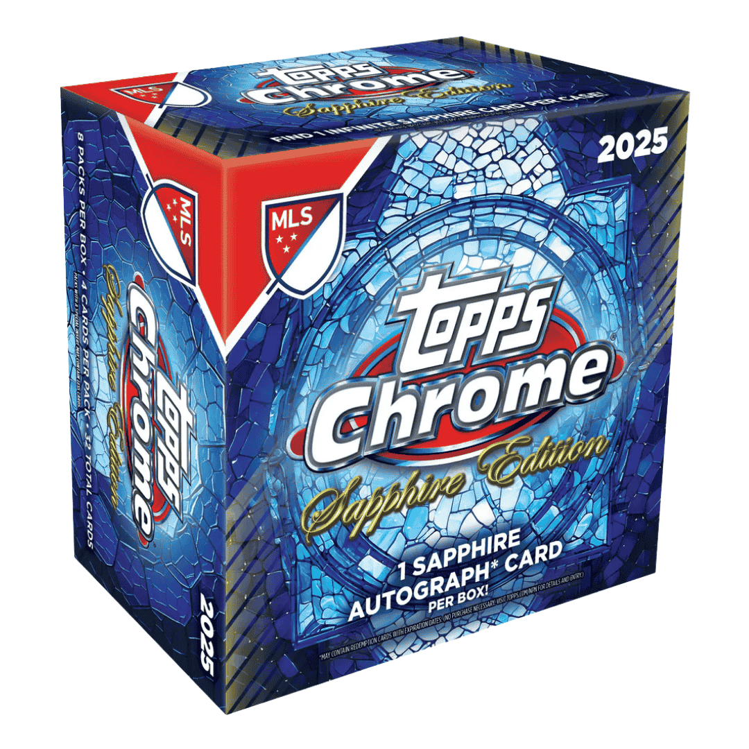 2025 Topps MLS Chrome Soccer Sapphire Edition Box