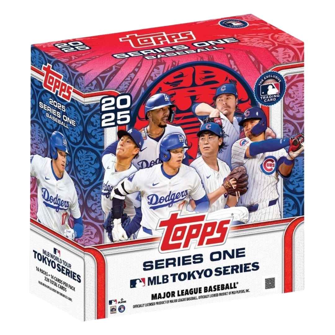 2025 Topps Series 1 Baseball MLB World Tour Tokyo Series 20-Pack Box