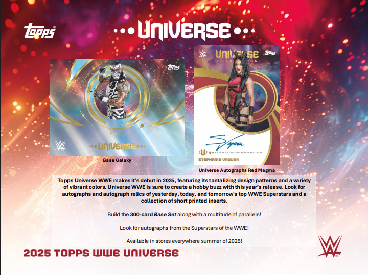 2025 Topps WWE Universe Wrestling Blaster Pack