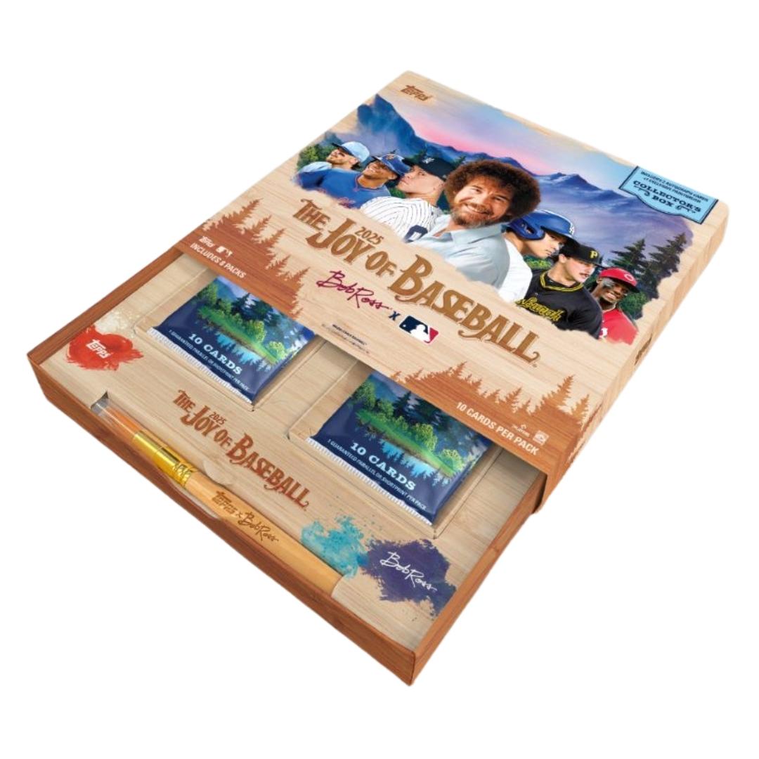 2025 Topps x Bob Ross The Joy of Baseball Collectors Box