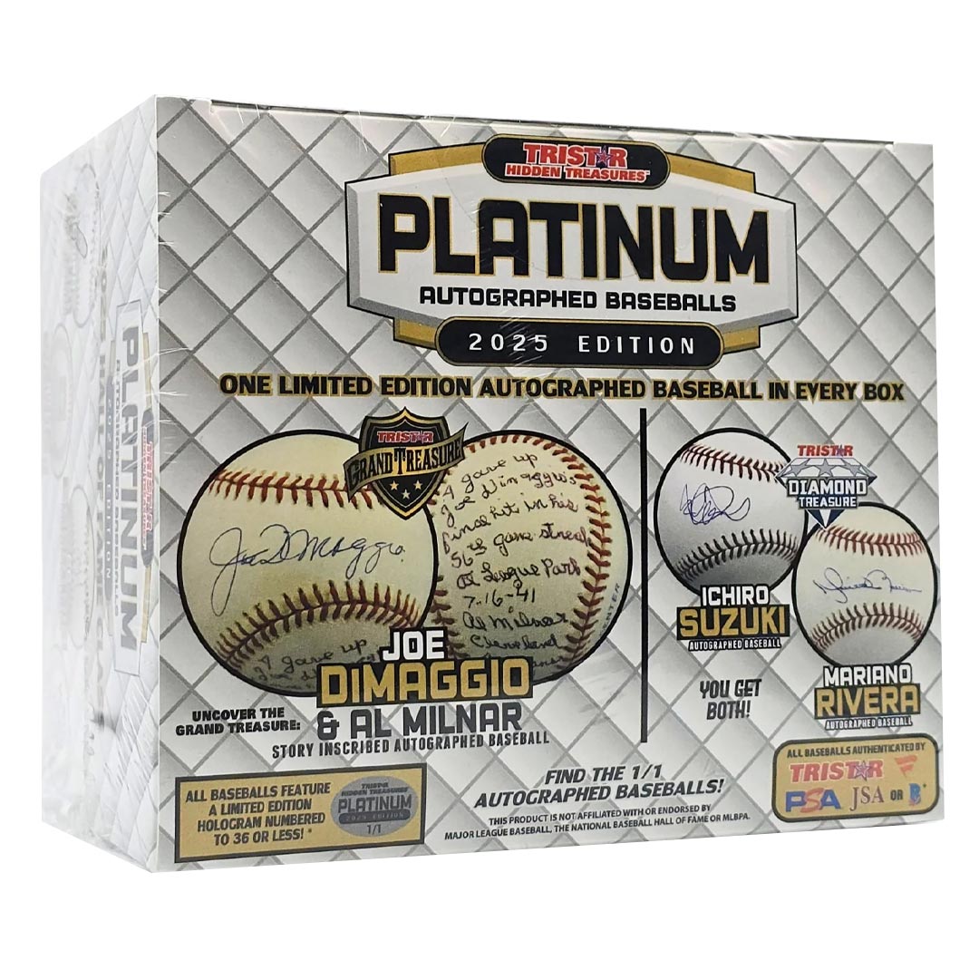 2025 Tristar Autographed Baseball Platinum Edition Box