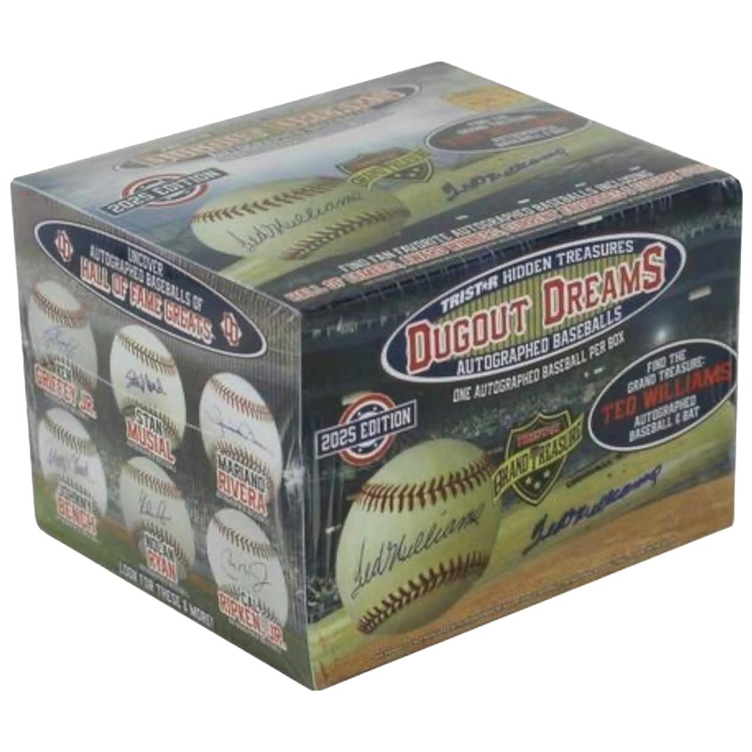 2025 Tristar Hidden Treasures Dugout Dreams Autographed Baseball Box