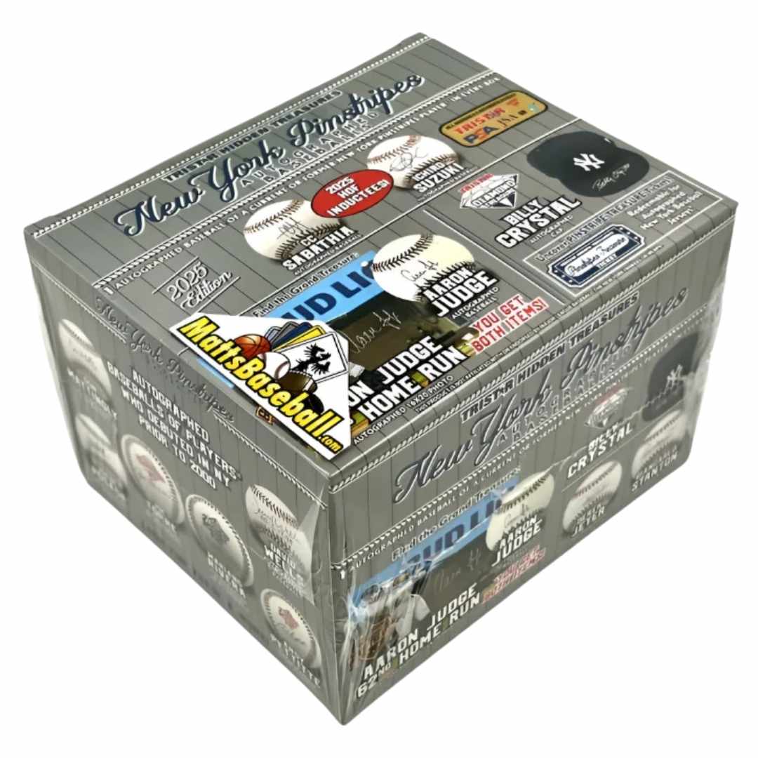 2025 Tristar Hidden Treasures New York Pinstripes Autographed Baseball Box