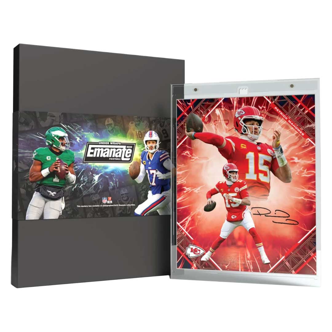  2025 Under Wraps Autographed Emanate Football Mystery Box
