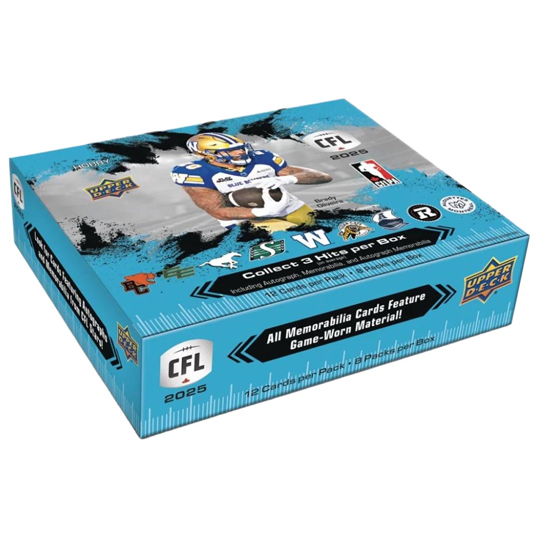 2025 Upper Deck CFL Canadian Football League Hobby Box