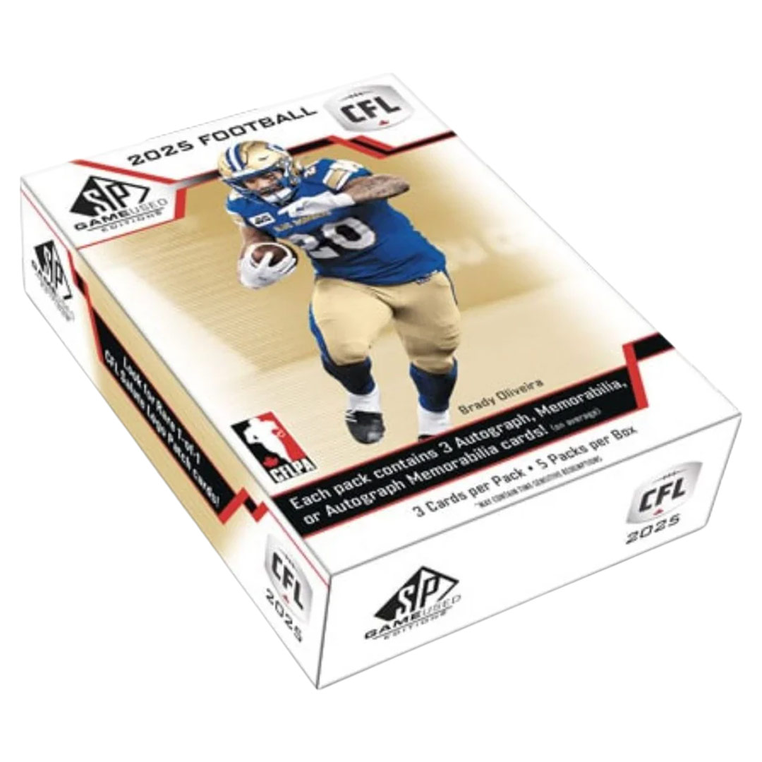 2025 Upper Deck SP Game Used CFL Football Hobby Box