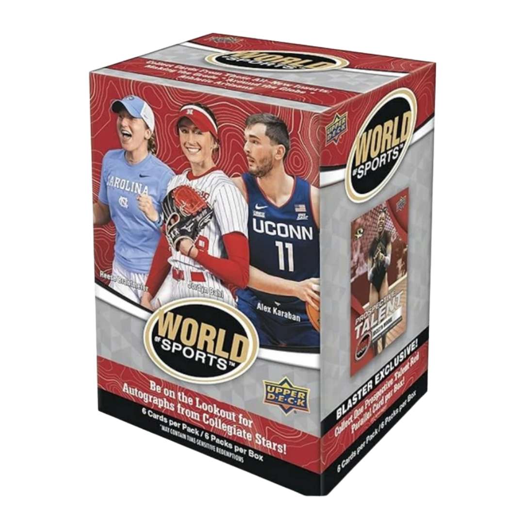  2025 Upper Deck World of Sports Volume 1 Blaster Box