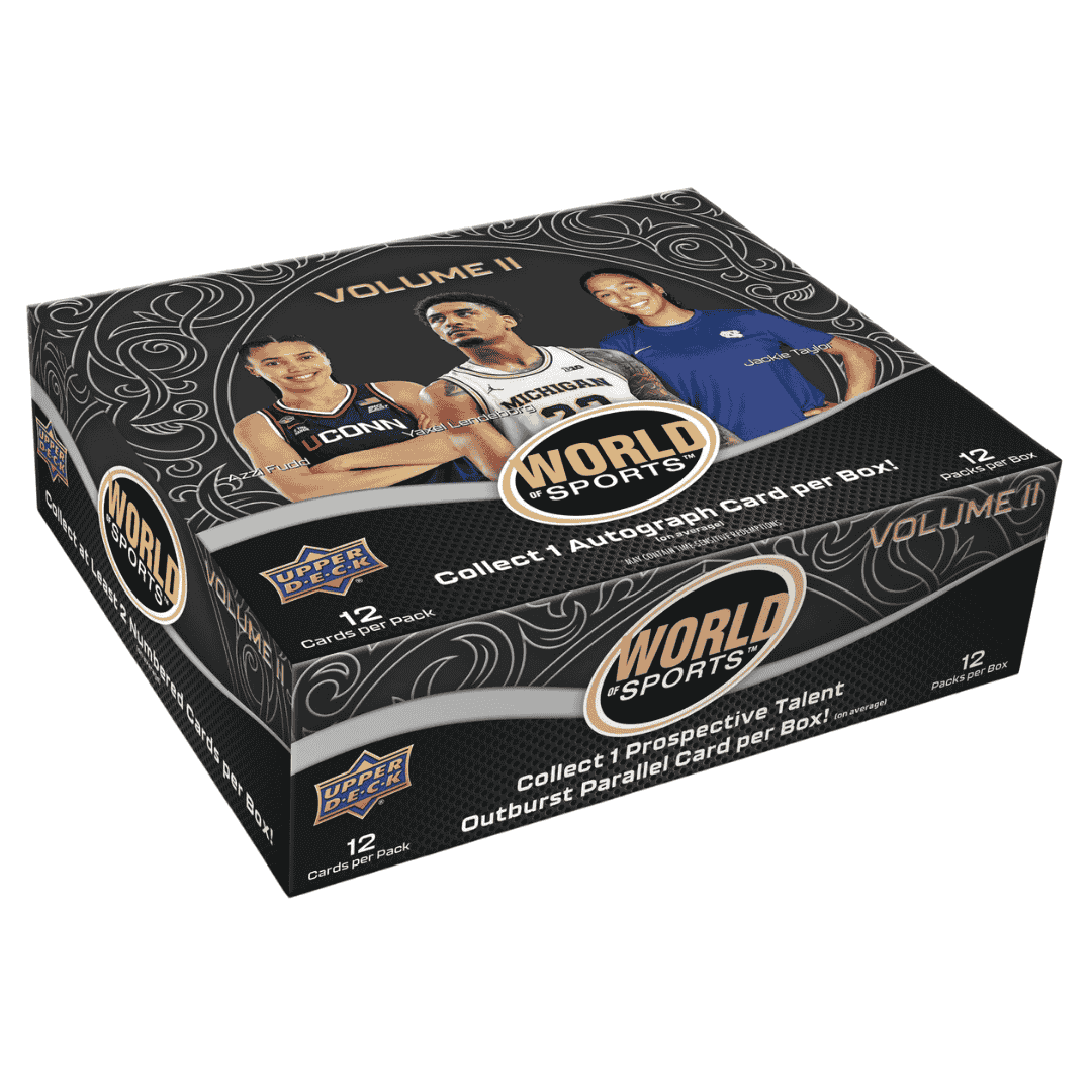 2025 Upper Deck World of Sports Volume 2 Multisport Hobby Box (Slightly Damaged)