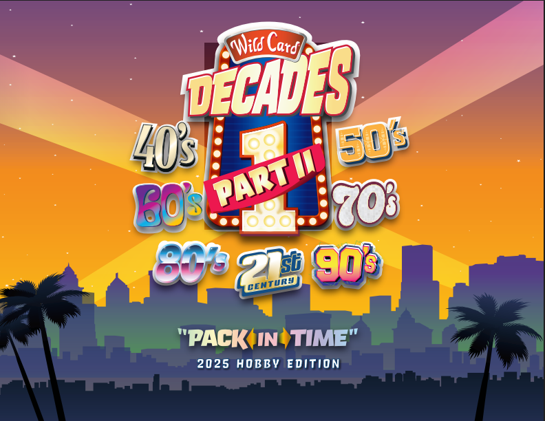 2025 Wild Card Decades Part II Hobby Box