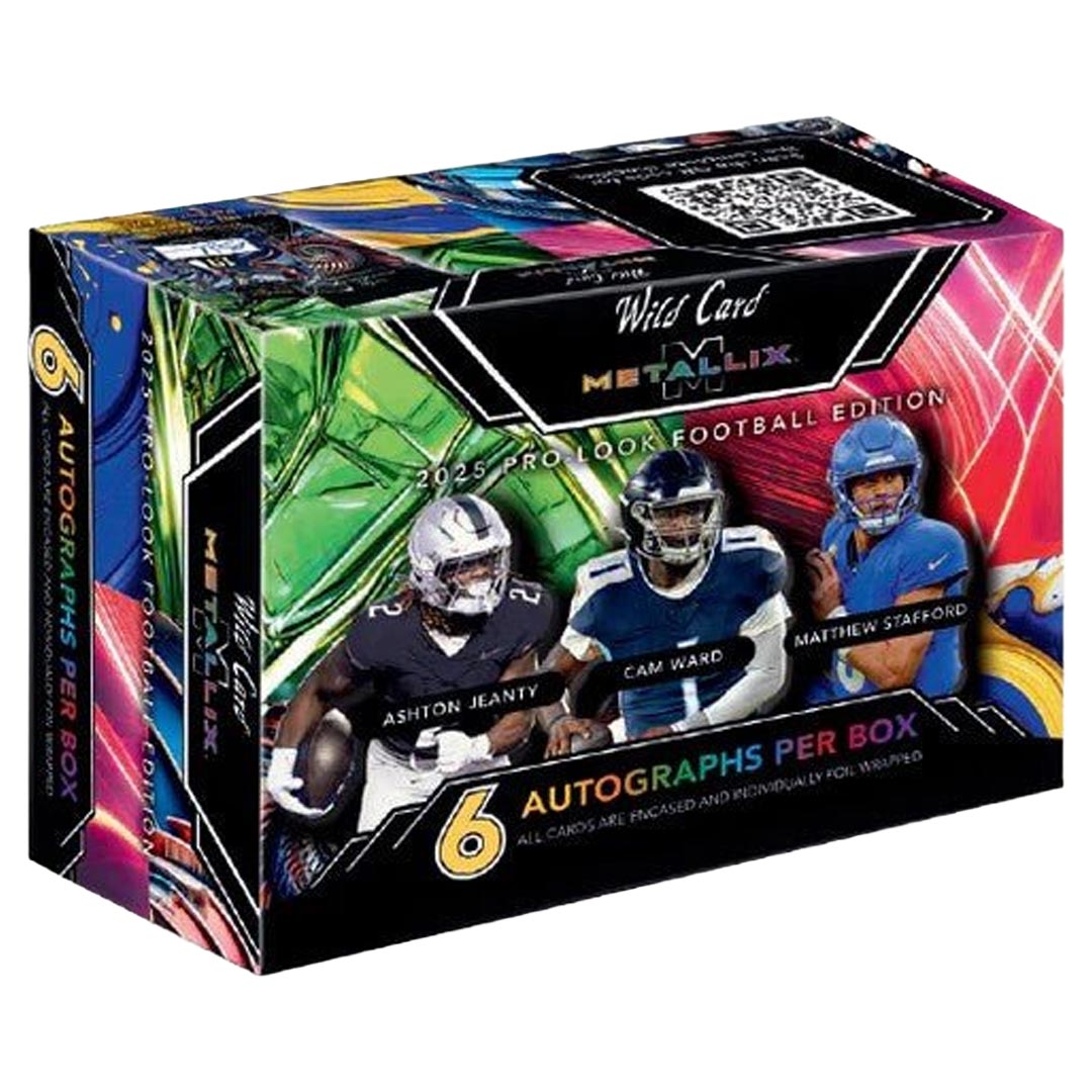 2025 Wild Card Metallix Pro-Look Football Hobby Box