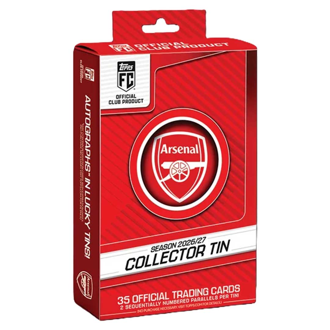 2026-27 Topps Soccer Arsenal FC Club Collector Tin