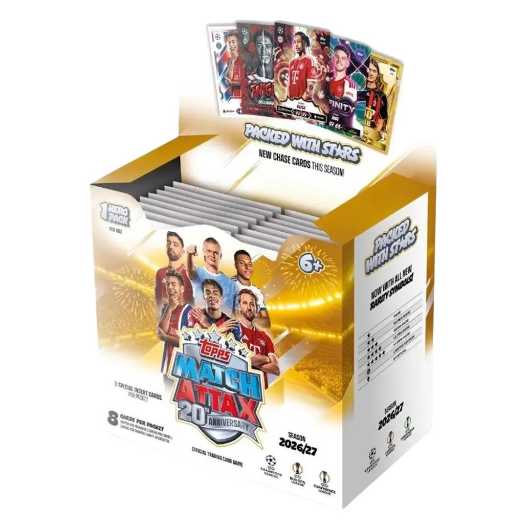 2026-27 Topps UEFA Champions League Match Attax Soccer Retail Box