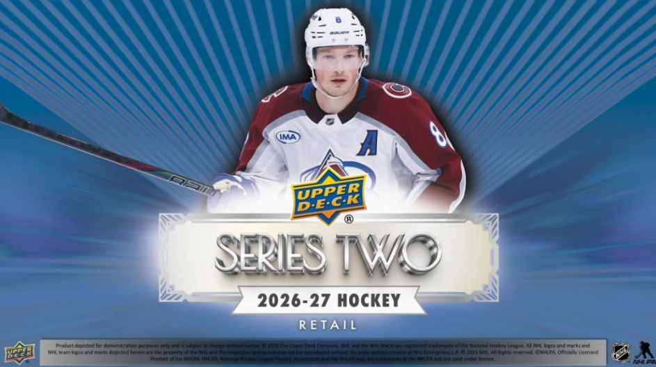  2026-27 Upper Deck Series 2 Hockey Gravity Feed Pack