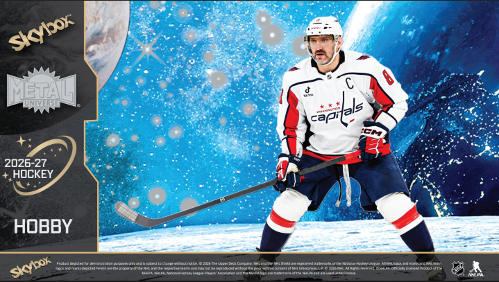 2026-27 Upper Deck Skybox Metal Universe Hockey Hobby Pack
