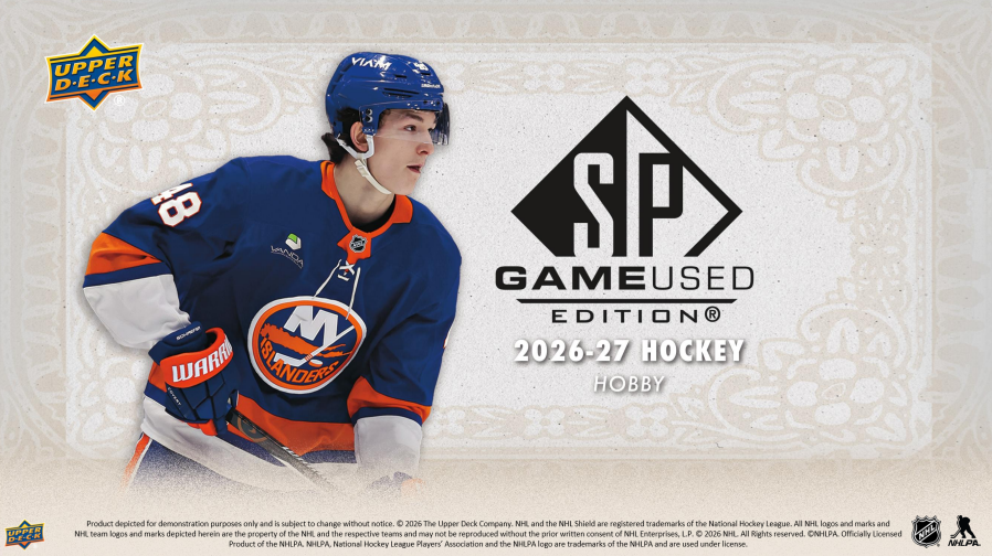 2026-27 Upper Deck SP Game Used Hockey Hobby Box