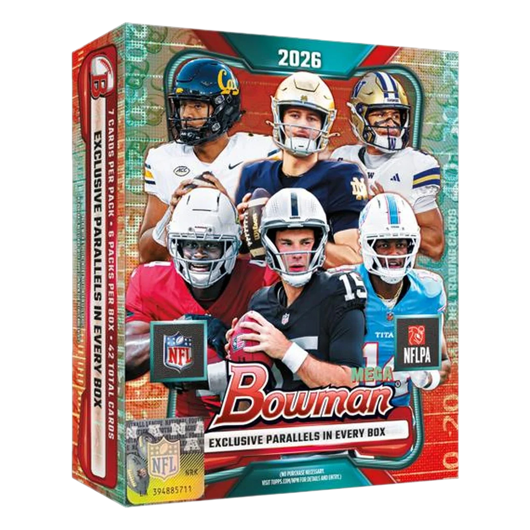 Buy 2026 Bowman Football Mega Box at Blue Breaks