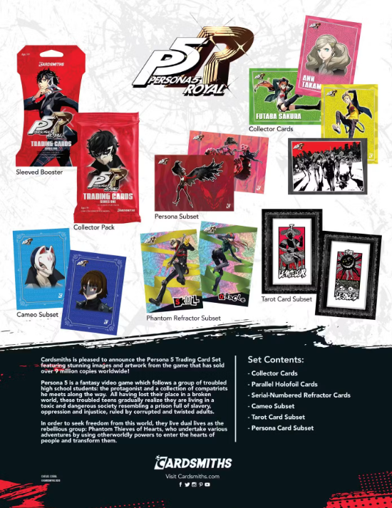 2026 Cardsmiths Persona 5 Royal Hobby 4-Box Case