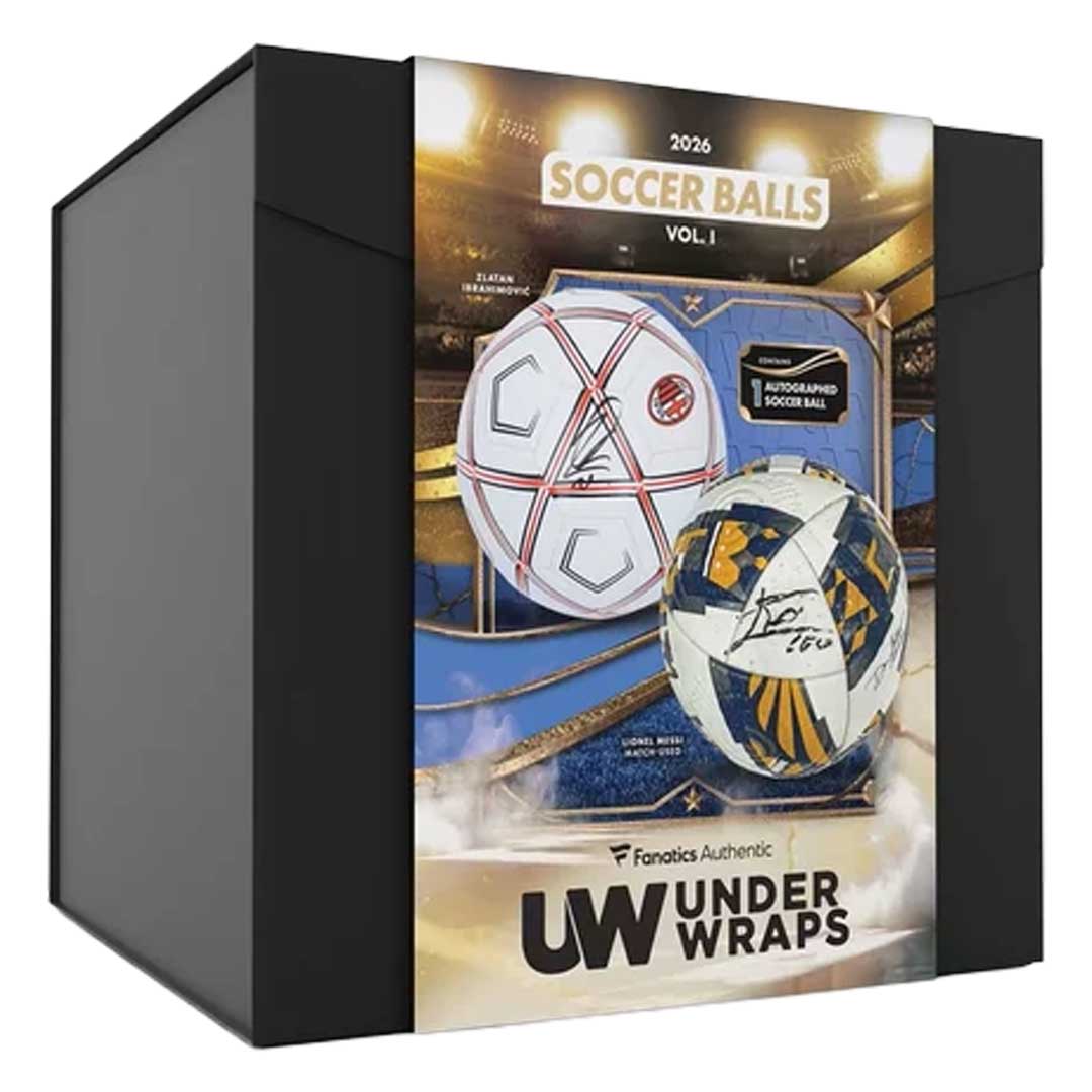 2026 Fanatics Under Wraps Autographed Soccer Ball Single Mystery Box
