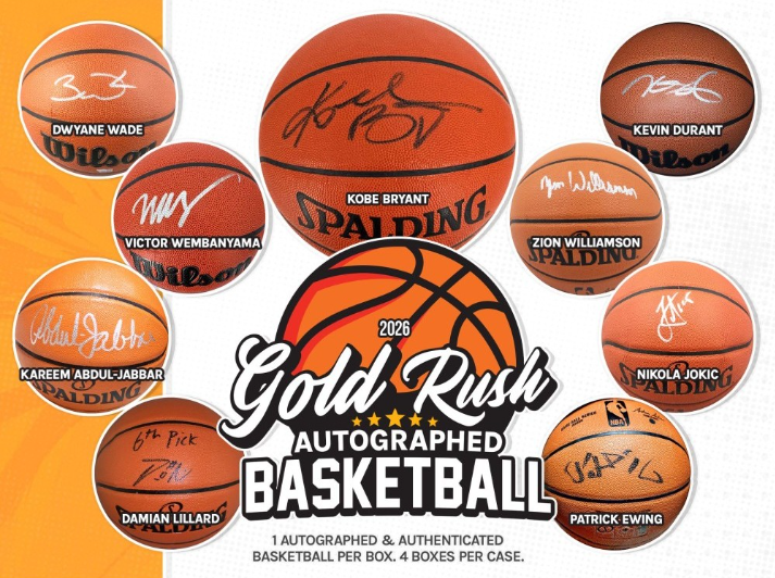 2026 Gold Rush Autographed Basketball Series 1 Box