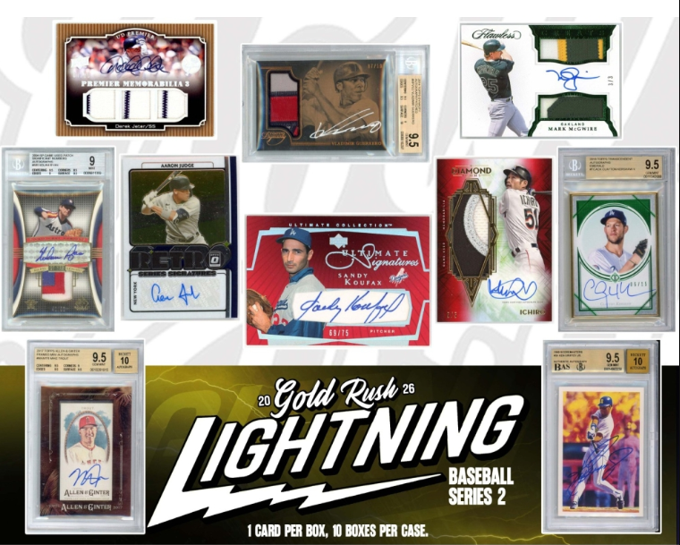 2026 Gold Rush Lightning Baseball Series 2 Box