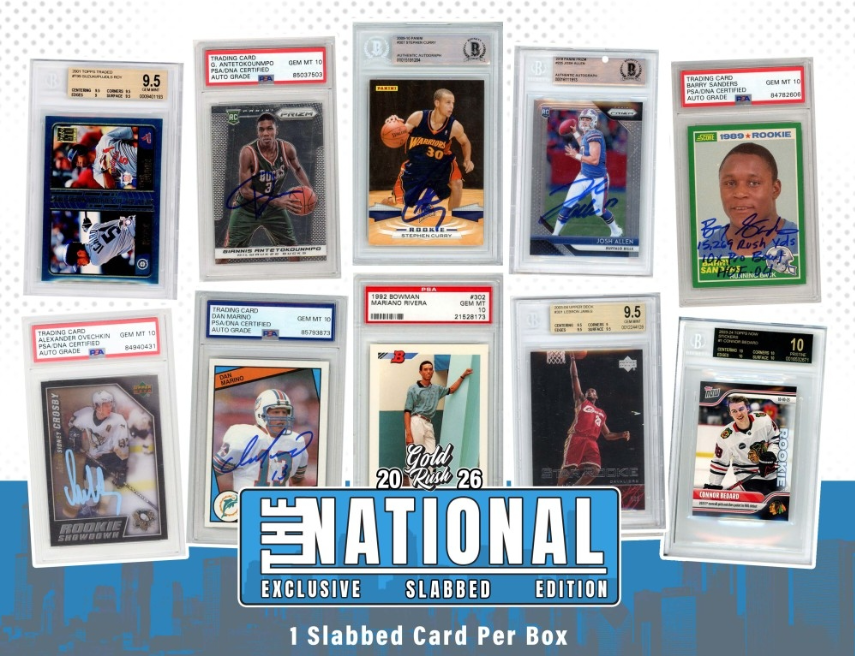 2026 Gold Rush The National Exclusive Slabbed Edition 10-Box Case