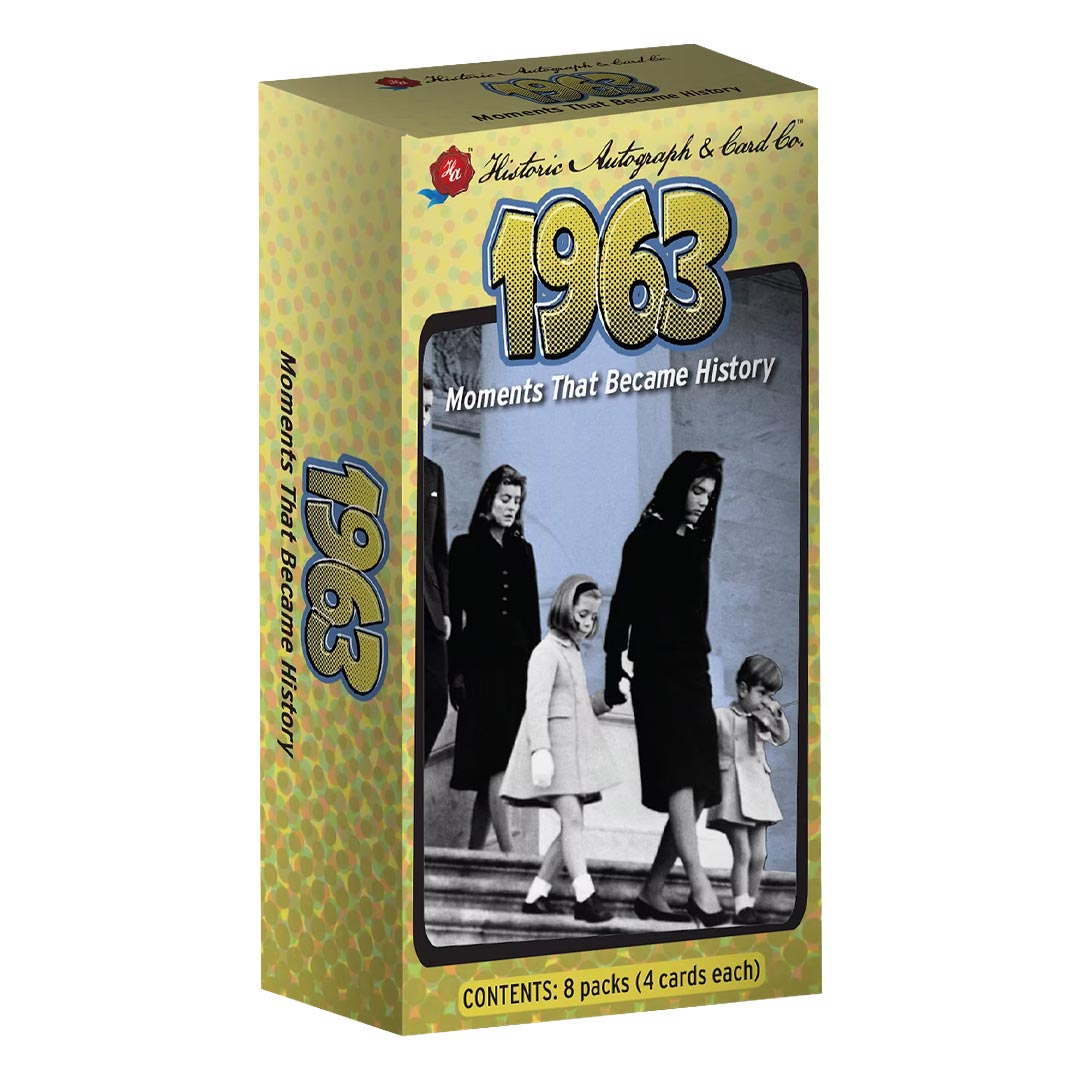 2026 Historic Autographs 1963 Moments That Became History Hobby Box