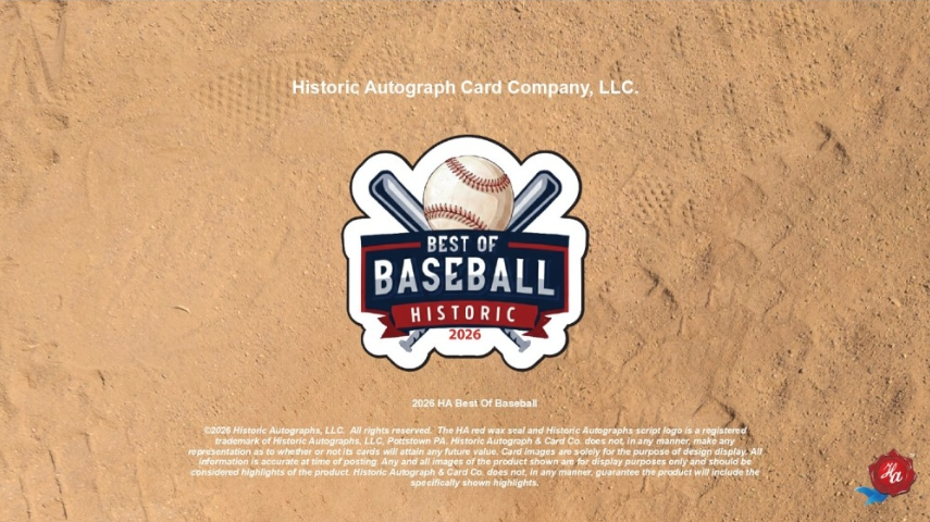 2026 Historic Autographs Best of Baseball 24-Box Case