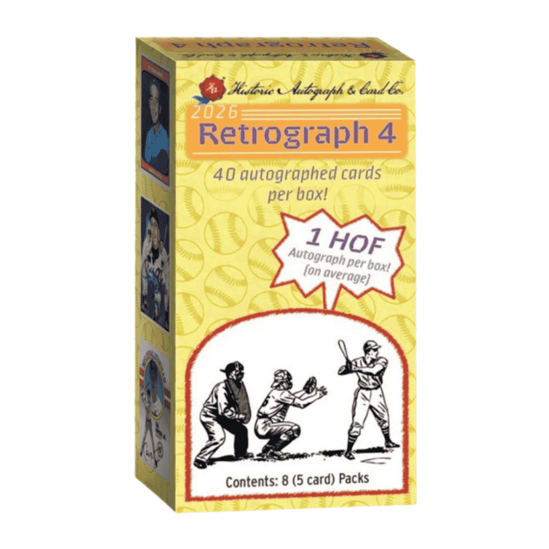2026 Historic Autographs Retrograph 4 Baseball Hobby Box