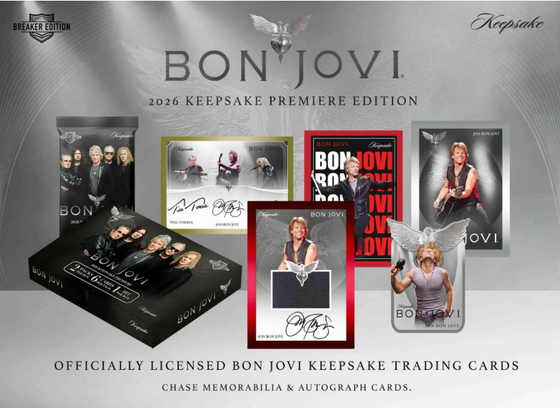 2026 Keepsake Bon Jovi Premiere Breaker 10-Box Case
