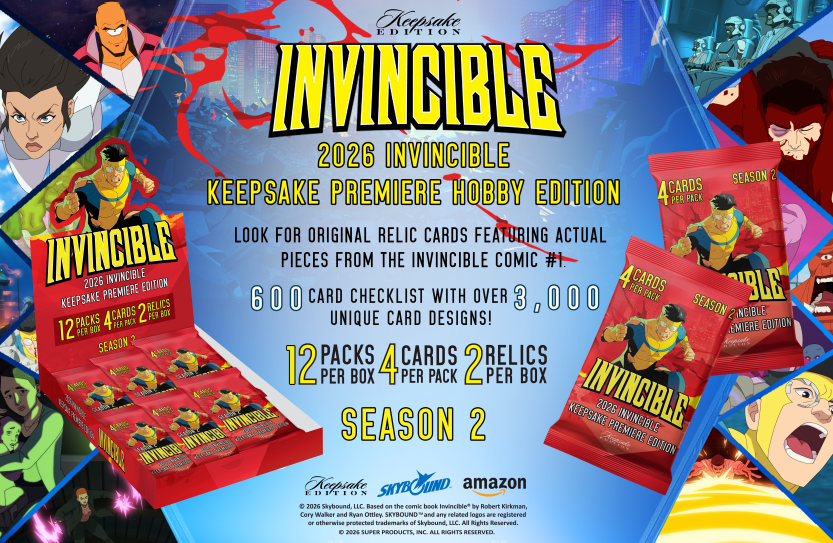 2026 Keepsake Invincible Season 2 Premiere Hobby Box