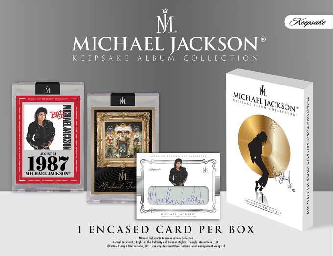 2026 Keepsake Michael Jackson Album Collection Spotlight Series 10-Box Case