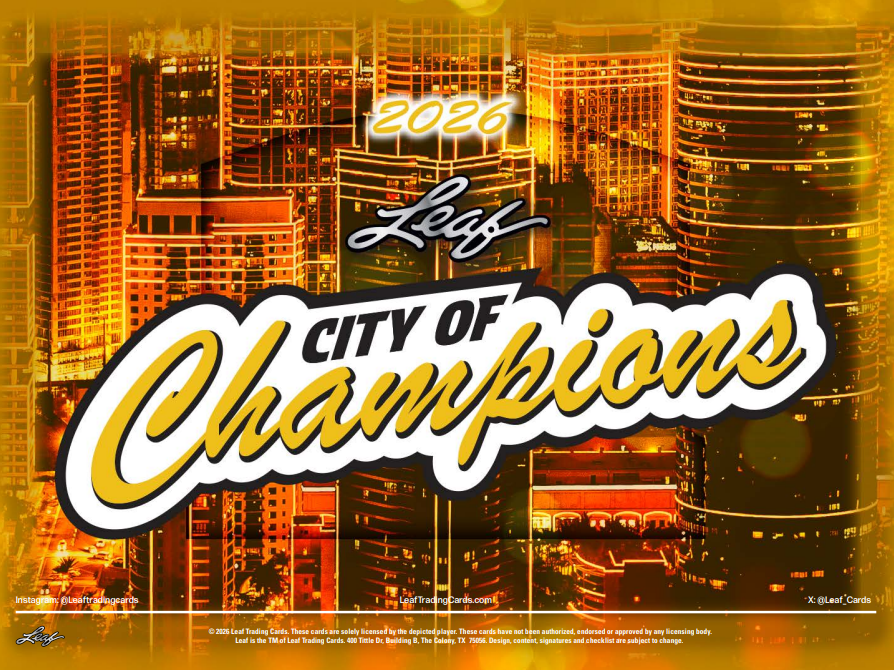 2026 Leaf City of Champions 10-Box Case