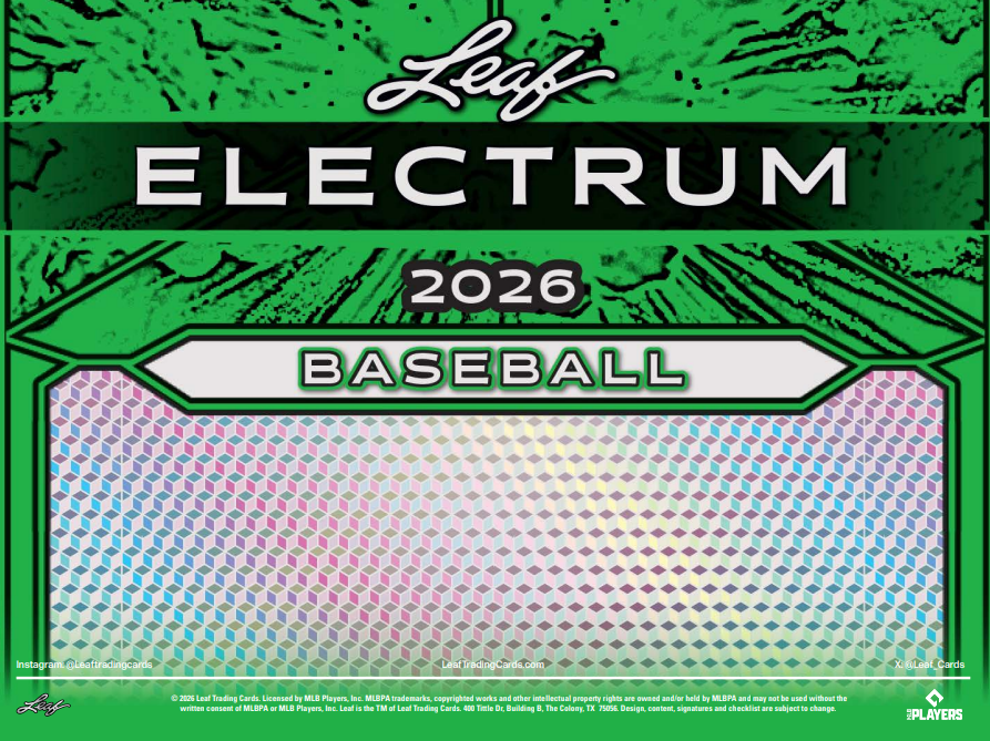 2026 Leaf Electrum Baseball Super Mega Box