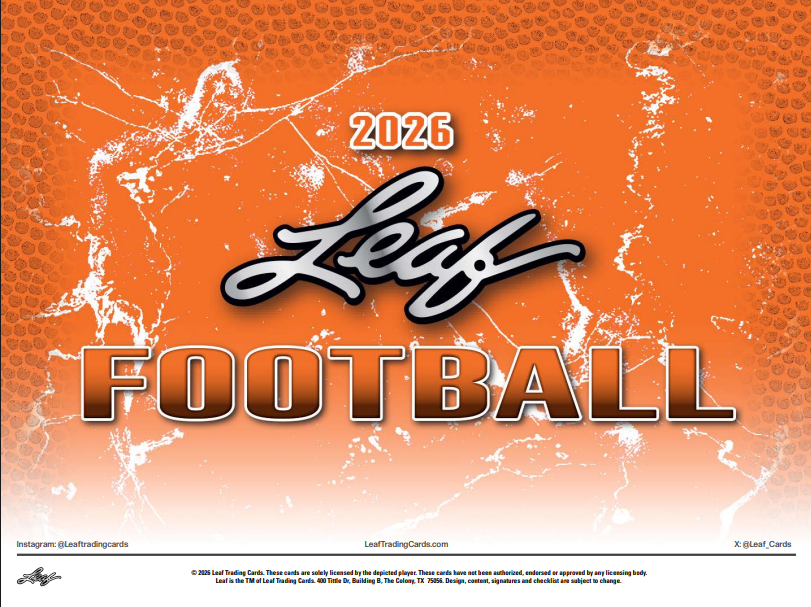 2026 Leaf Football Hobby Box