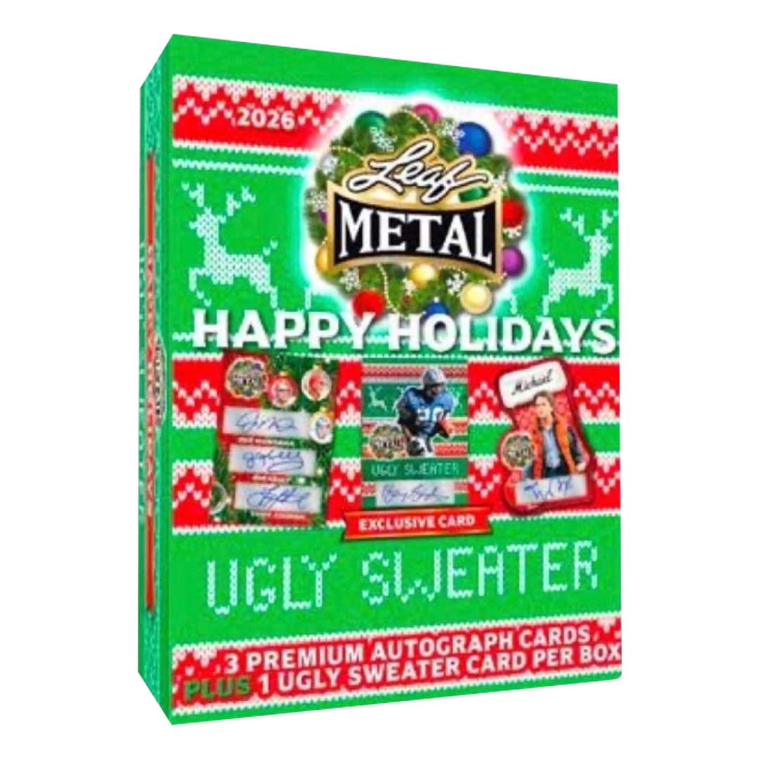 2026 Leaf Metal Happy Holidays Ugly Sweater Edition Box