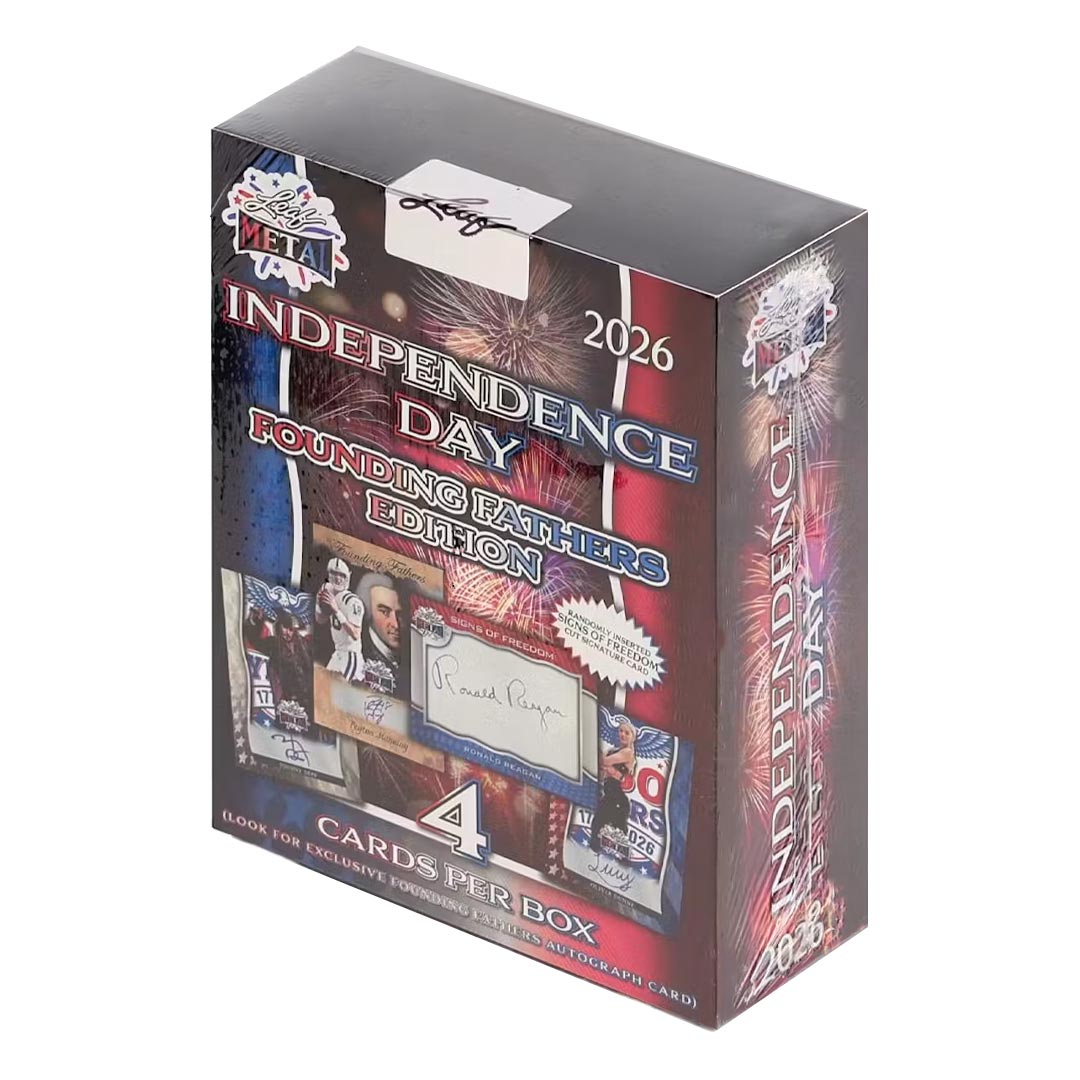 2026 Leaf Metal Independence Day Founding Fathers Edition Hobby Box