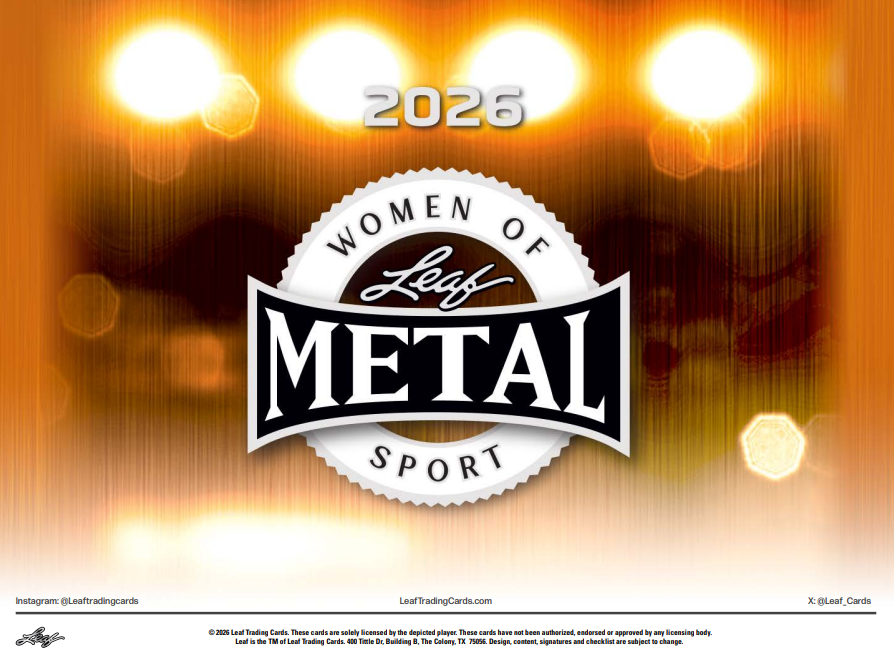 2026 Leaf Metal Women Of Sport Hobby 10-Box Case