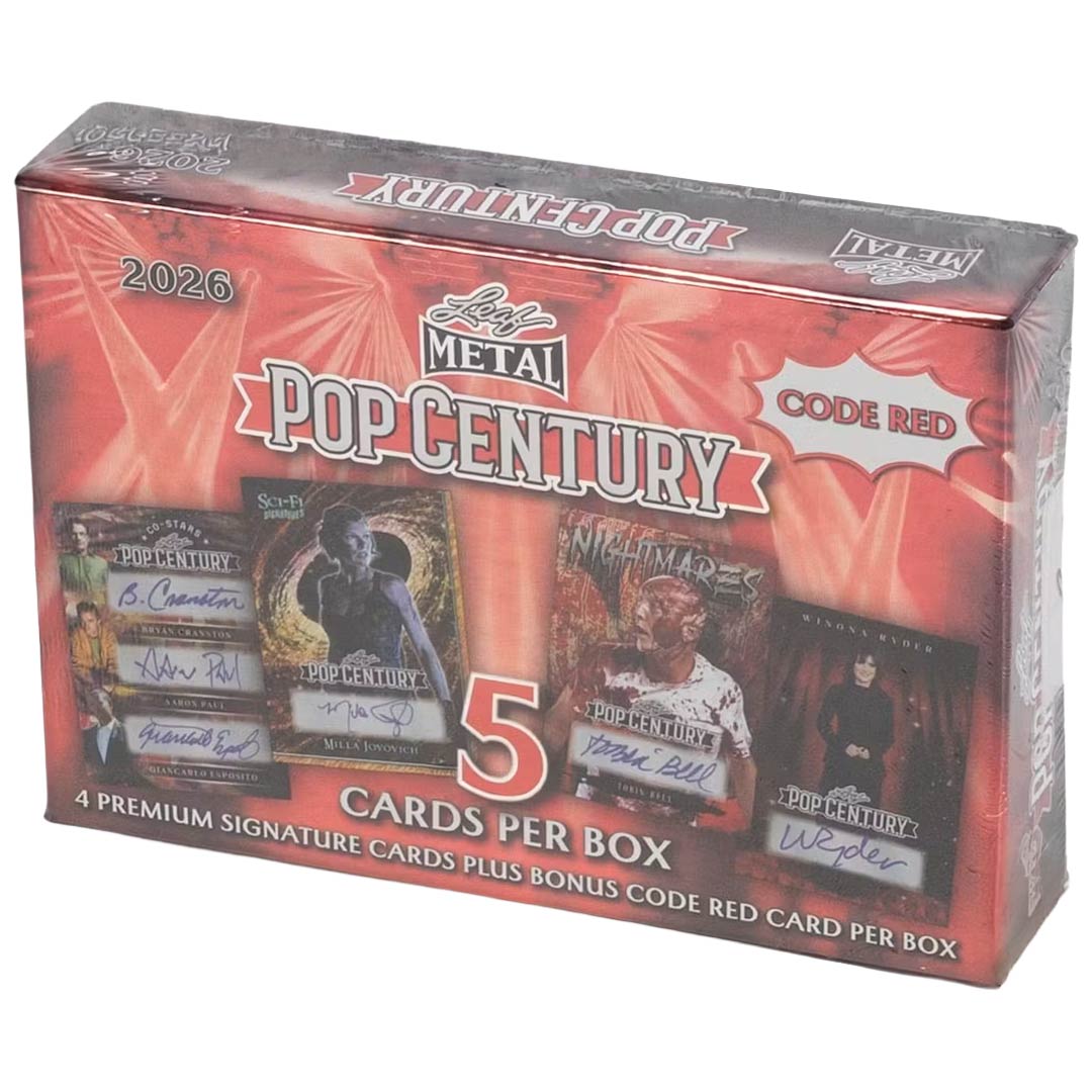 2026 Leaf Pop Century Code Red Hobby Box